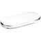 Plymor Clear Acrylic Oval Beveled Display Base, 6" W x 3" D x 0.5" H